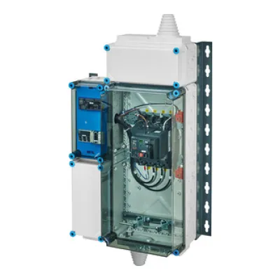 HENSEL PV-Freischaltstelle Mi AE 1244 | 4-polig | 150 kVA | 215A | 400V | NA-Schutz | IP65 | für Photovoltaik