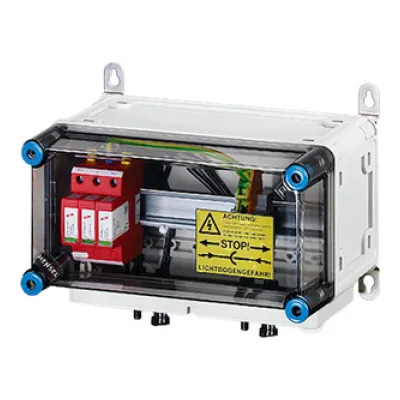 Hensel Generator-Anschlusskasten Mi PV 1111 | Überspannungsableiter Typ 2 | IP65 | für PV-Anlagen bis 1000V DC