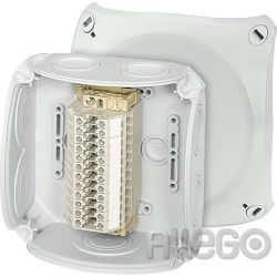 Hensel Reihenklemmenkasten 1,5-4qmm, 12 Klemmen RK 0612 T