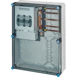 Hensel Sicherungslasttrennschaltergehäuse 1xNH 1 a. Sammelschiene 250A 5polig