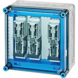 Hensel Sicherungslasttrennschaltergehäuse 3x3xNH000 a. Sammels. 250A 5polig
