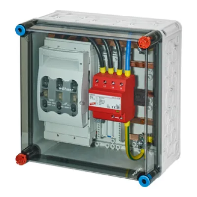 HENSEL Überspannungsschutzgehäuse Mi SP 2262 | Typ 1+2 | 230V | IP65 | Vorsicherung | NH 00 | Signalisierung | TT/TN-S