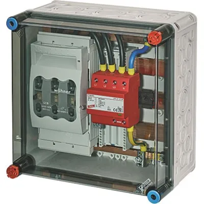 HENSEL Überspannungsschutzgehäuse Mi SP 2282 | Typ 1+2 | 230V | IP65 | NH00 | Fernmeldekontakt