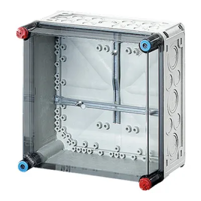 Hensel Zählergehäuse Mi 2200 | 300x300x170 mm | Einbautiefe 146 mm | IP65 | Kunststoff | Aufputz | grau