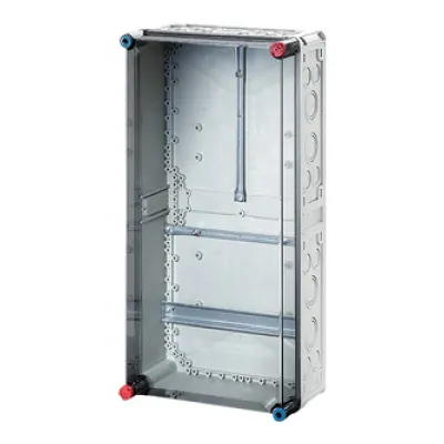 Hensel Zählergehäuse Mi 2400 | Aufputz | IP65 | 300x600x170mm | Kunststoff grau RAL7032 | ohne Klappdeckel