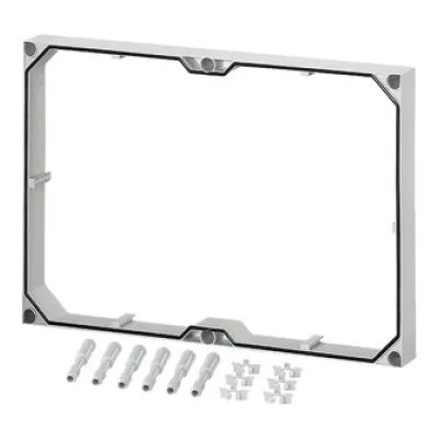 HENSEL Zwischenrahmen FP ZR 40 | für Gehäuse Größe 4 | 540x360x50 mm | Kunststoff | grau RAL 7035