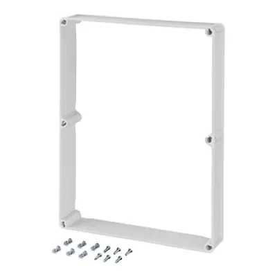 HENSEL Zwischenrahmen Mi ZR 6 | Einbautiefe 85 mm Vergrößerung | 450x600x80 mm | Kunststoff | grau RAL 7035