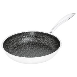Henssler Edelstahlpfanne 24cm, antihaft, für alle Herdarten