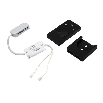 Hera Dimm-Controller 24V Funk 61500050521 | LED Steuergerät 80W | Memory-Funktion | Anbau | AB-Fernbedienung | Schwarz