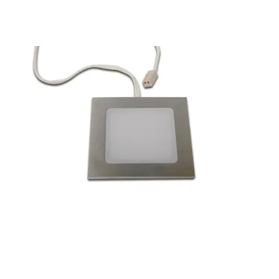 Hera LED-Einbaustrahler FAQ 58-20203158002 | 3W 225lm warmweiß 3000K | Einbauleuchte Aluminium | IP20 | Edelstahloptik