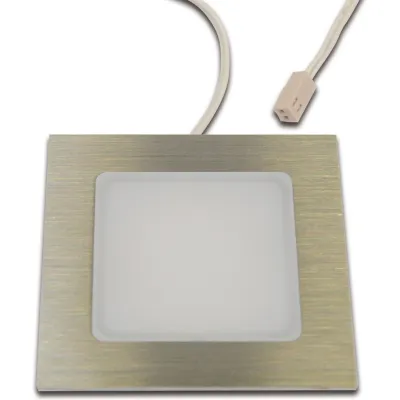 Hera LED-Einbaustrahler 20203188003 | 68 mm | 4W 4000K 270lm | neutralweiß | Aluminium gebürstet | IP20 | Edelstahloptik