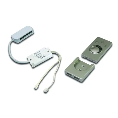 Hera LED-Dimm-Controller 24V DC 80W | Funkfernbedienung | 12-fach Verteiler | Memory | IP20 | Kunststoff