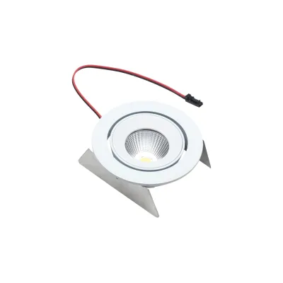 Hera LED-Einbaustrahler 20203010201 | dimmbar | 6,5W | 2000-3000K | 455lm | schwenkbar | Ø68mm | Aluminium | weiß