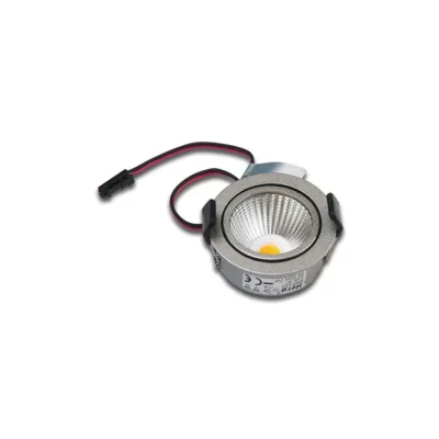 Hera LED-Einbaustrahler SR 45-LED | 4,8W | schwenkbar | 485lm | 3000K | Aluminium matt | Ø45mm | Edelstahloptik