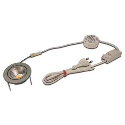 Hera LED-Einbaustrahler 7,5W | 800lm | 30° schwenkbar | dimmbar | 3000K | IP44 | rund | inkl. Trafo | weiß