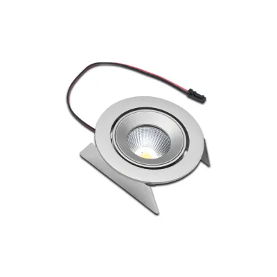 Hera LED-Einbaustrahler 4,8W chrom-matt SR 68-LED 22Gr ww ch