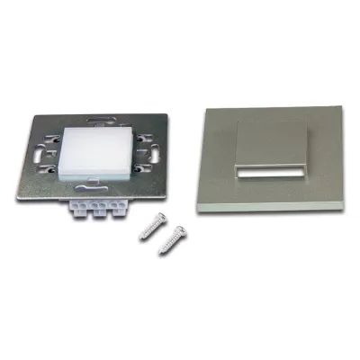 Hera LED-Wandeinbauleuchte 20202721108 | Up & Down | 1,8W | 90lm | 3000K warmweiß | Edelstahloptik | Ø 68mm