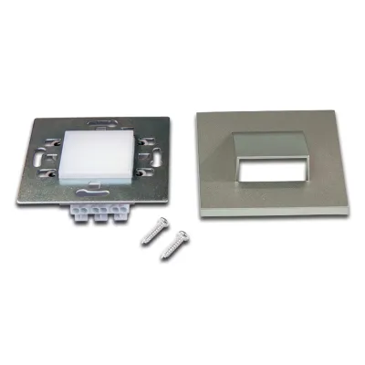 HERA LED-Wandeinbauleuchte 20202722108 | Orientierungsleuchte 1,8W 90lm 3000K | rund 68mm | Edelstahl | warmweiß