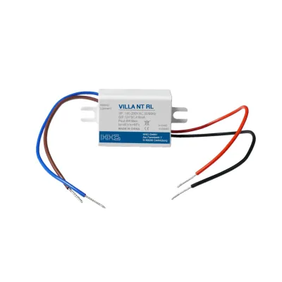 HHG Netzteil UP | Villa NT RL | 230V AC | 12V DC 416mA 5W | für Villa RL | IP31 | inkl. Anschlussleitungen | 55x26x23mm