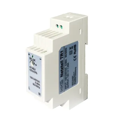 Villa Schaltnetzteil TR1 | Hutschienenmontage | 12V DC 0,88A | DIN-Schiene 2 TE | AC 100-240V | IP40 | Schraubanschluss