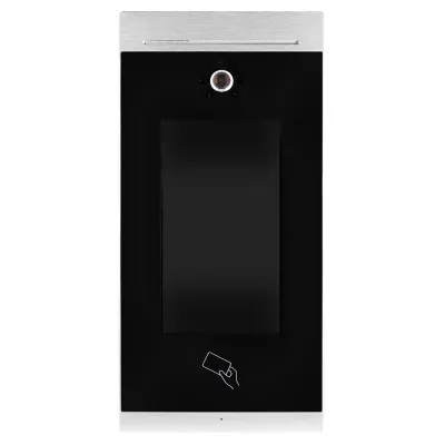 HHG Video Türstation Aufputz | 16 Klingeltasten | 7" Touchscreen | RFID | Kamera | silber