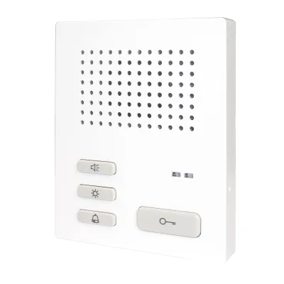 HHG Audio-Innenstation Villa AIS | Aufputz | Freisprechfunktion | 2-Draht-System | Lichtsteuerung | weiß | 112x87x23 mm