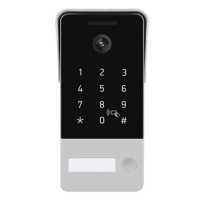 HHG Video-Türstation Villa FG V | WLAN | Full HD Kamera 1920x1080 | RFID & PIN-Code | App-Steuerung | IP54 | Silber