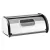 Bild: Haushalt International Brotkasten 390344 | Edelstahl Brotbox mit Sichtfenster | 35,5x23x14,5 cm | silber