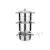 Bild: Haushalt International Entsafter HI 22043 | Edelstahl 26cm | Induktion geeignet | Glasdeckel | Spülmaschinenfest