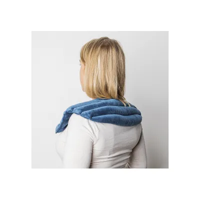 HI Nackenkissen für Mikrowelle | Wärmekissen gegen Verspannungen | Stoff/Weizen/Keramik | 31x22,5 cm | wiederverwendbar