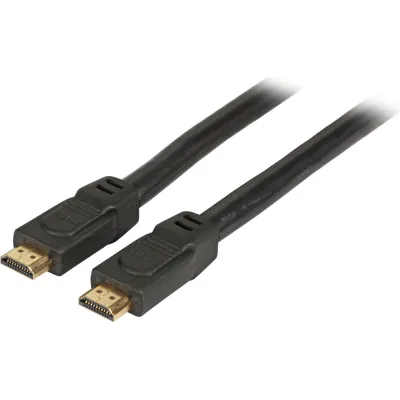 EFB-Elektronik HighSpeed HDMI Kabel 7,5m | 4K 60Hz | HDR | 3D | Ethernet | ARC | vergoldete Stecker | schwarz