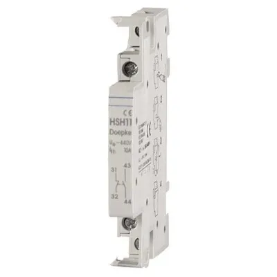 DOEPKE Hilfsschalter HSH 11 HS25/40 | 1 Schließer 1 Öffner | 10A | 230V AC | für Schütze/Relais | Industrie & Gebäude