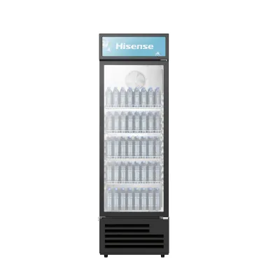 Hisense Getränkekühlschrank CPC221F7ABE | 205 L | PureFlat Design | freistehend | Glas-Edelstahl | Schwarz | verstellbar