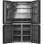 Bild: Hisense Kühlschrank Side-by-Side RQ760N4SBFE | Cross Door | 584 l | No Frost | WiFi | Eis- & Wasserspender | Schwarz