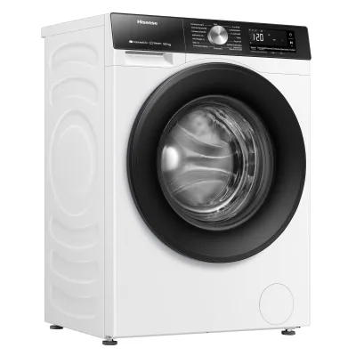 Hisense Waschtrockner WD3S8043BW3 | 8 kg Waschen | 5 kg Trocknen | 1400 U/min | WLAN | Dampffunktion | Weiß