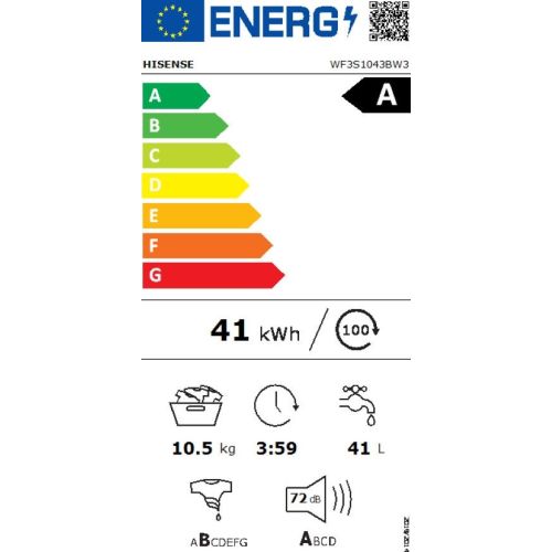 Bild: Hisense WF3S1043BW3