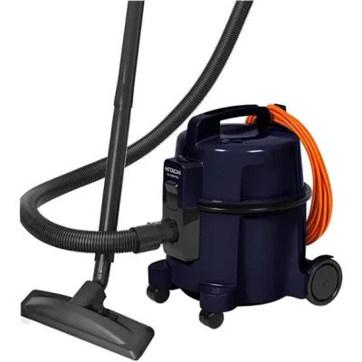 Hitachi Bodenstaubsauger CV-400PRO | Beutellos | HEPA-Filter | 7,5L | 880W | leise 73dB | Zubehör | dunkelblau