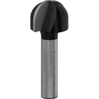 Hohlkehlfräser Standard for Wood, Ø 20mm, Radius 10mm (Schaft Ø 8mm, zweischneid