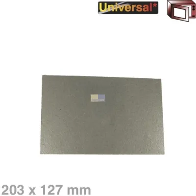 Hohlleiterabdeckung universal 203x127mm zuschneidbare Glimmerplatte