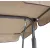 Bild: FRG Hollywoodschaukel 3-Sitzer Florida 65014 | Gartenschaukel Metall | wetterfest | creme/grau | 170x110x153cm