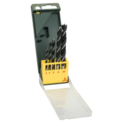 Holzbohrer-Satz, 5-teilig (grün)