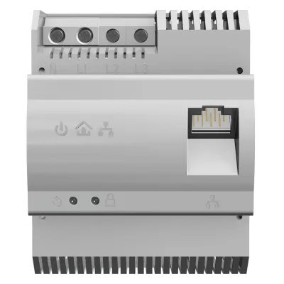 Homeway Powerline Einspeiseadapter HW-UGPDIN4TE | G.hn 2400 | Hutschienenmontage | Gigabit LAN | PoE | Phaseneinkopplung