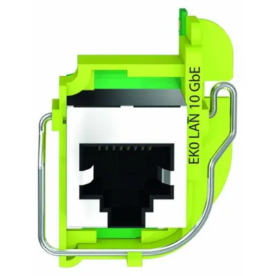 Homeway Kommunikationsmodul EKO LAN 10GbE HW-EKOHL10GS1 | 1x RJ45 | Wechselmodul für one. & one.fiber Basisdose | grün