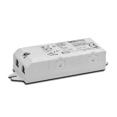 HOUBEN elektronischer Sicherheitstrafo 186173 | Trafo für 12V Niedervolt-Halogenlampen 10-60W | dimmbar | weiß