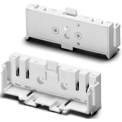 Houben Aufbaufassung 2G10 101521 | Lampenfassung für TC-F Kompaktlampen | Schraubbefestigung | Kunststoff | weiß