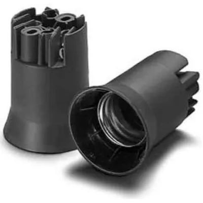 Houben Fassung E40 sw M5 m.Sicherung 400914