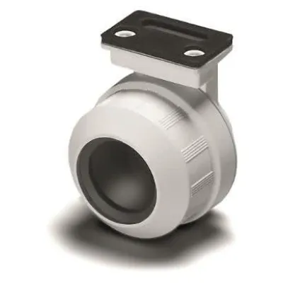 Houben Lampenfassung G13 100387 | IP67 wasserdicht | für T8/T26 Leuchtstoffröhren | Schraubbefestigung | Kunststoff weiß