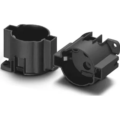 Houben Fassung PG12-1 505030 | Lampenfassung Steckfassung | für Natriumdampflampe | Kunststoff schwarz | 17mm