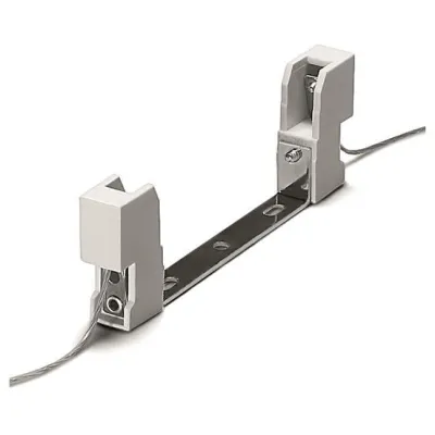 Houben Fassung R7s 107192 | Keramik Einbaufassung | 114,2mm Kontaktabstand | Leitung 200mm | weiß