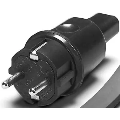 Houben Schutzkontakt-Stecker f. Illu-Fsg Gummi 990021